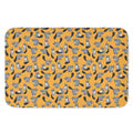 Cute Raccoon Pattern Print Indoor Door Mat