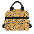 Cute Raccoon Pattern Print Insulated Lunch Bag