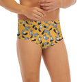 Cute Raccoon Pattern Print Men's Briefs