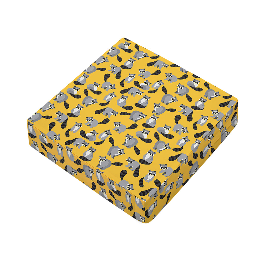 Cute Raccoon Pattern Print Outdoor Seat Cushion Cover