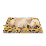 Cute Raccoon Pattern Print Pet Cooling Mat Cover
