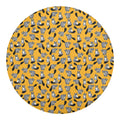 Cute Raccoon Pattern Print Round Blanket