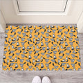 Cute Raccoon Pattern Print Rubber Doormat