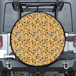 Cute Raccoon Pattern Print Tire Cover