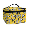 Cute Raccoon Pattern Print Travel Makeup Bag