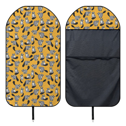 Cute Raccoon Pattern Print Waterproof Car Seat Cover
