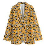 Cute Raccoon Pattern Print Women's Blazer
