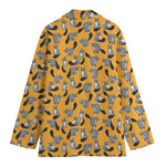 Cute Raccoon Pattern Print Women's Blazer