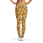 Cute Raccoon Pattern Print Women's Leggings
