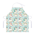 Cute Rainbow Unicorn Pattern Print Adjustable Apron