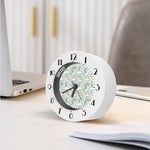 Cute Rainbow Unicorn Pattern Print Alarm Clock