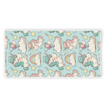 Cute Rainbow Unicorn Pattern Print Beach Towel