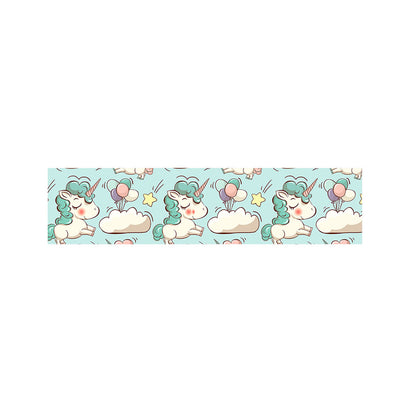 Cute Rainbow Unicorn Pattern Print Bed Runner