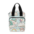 Cute Rainbow Unicorn Pattern Print Bible Tote Bag