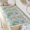 Cute Rainbow Unicorn Pattern Print Changing Pad Cover