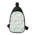 Cute Rainbow Unicorn Pattern Print Sling Bag