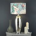 Cute Rainbow Unicorn Pattern Print Drum Lamp Shade