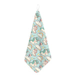Cute Rainbow Unicorn Pattern Print Hand Towel