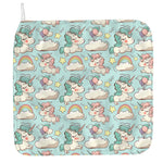Cute Rainbow Unicorn Pattern Print Hand Towel