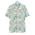 Cute Rainbow Unicorn Pattern Print Hawaiian Shirt