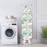 Cute Rainbow Unicorn Pattern Print Ironing Board Cover