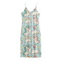 Cute Rainbow Unicorn Pattern Print Jersey Midi Cami Dress