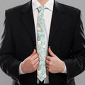 Cute Rainbow Unicorn Pattern Print Necktie