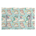 Cute Rainbow Unicorn Pattern Print Placemat