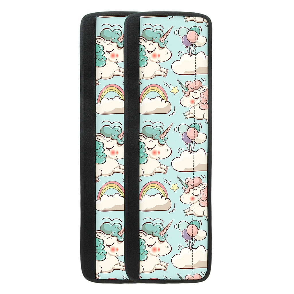 Cute Rainbow Unicorn Pattern Print Refrigerator Handle Covers