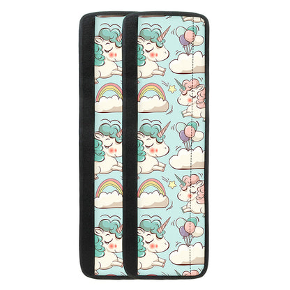 Cute Rainbow Unicorn Pattern Print Refrigerator Handle Covers