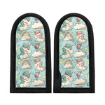 Cute Rainbow Unicorn Pattern Print Skillet Handle Cover