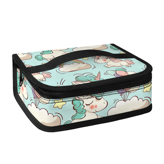 Cute Rainbow Unicorn Pattern Print Small Lunch Bag
