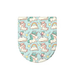 Cute Rainbow Unicorn Pattern Print Toilet Lid Cover