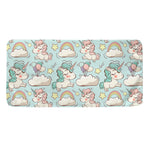 Cute Rainbow Unicorn Pattern Print Towel