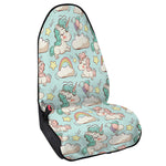 Cute Rainbow Unicorn Pattern Print Waterproof Car Seat Cover
