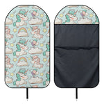 Cute Rainbow Unicorn Pattern Print Waterproof Car Seat Cover