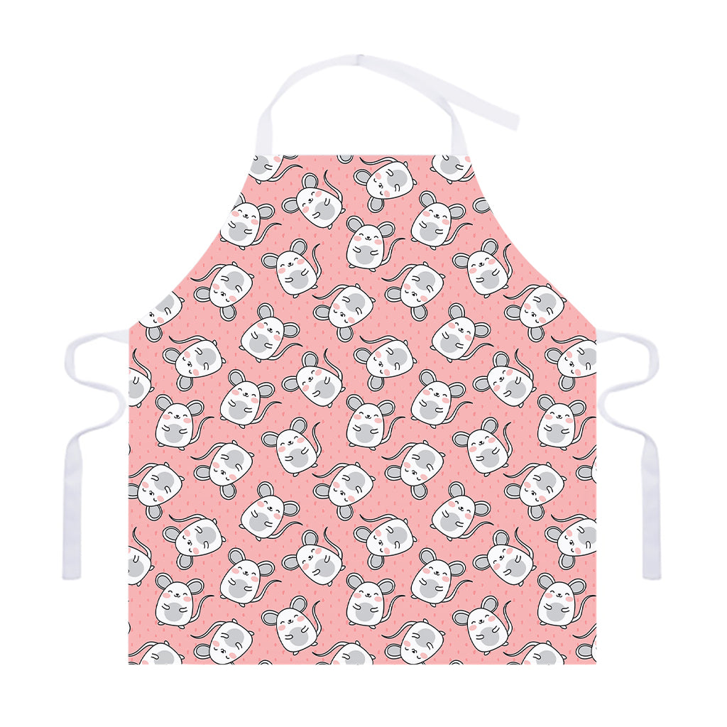 Cute Rat Pattern Print Adjustable Apron