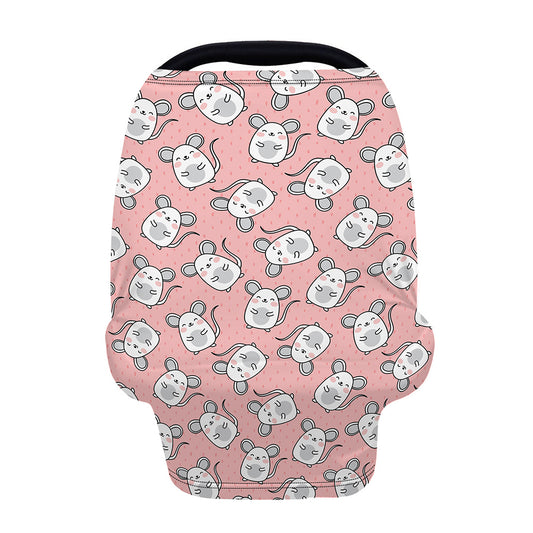 Cute Rat Pattern Print Baby Seat Cover