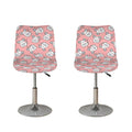 Cute Rat Pattern Print Bar Stool Covers