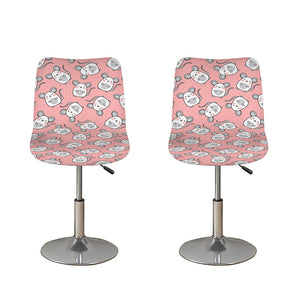 Cute Rat Pattern Print Bar Stool Covers