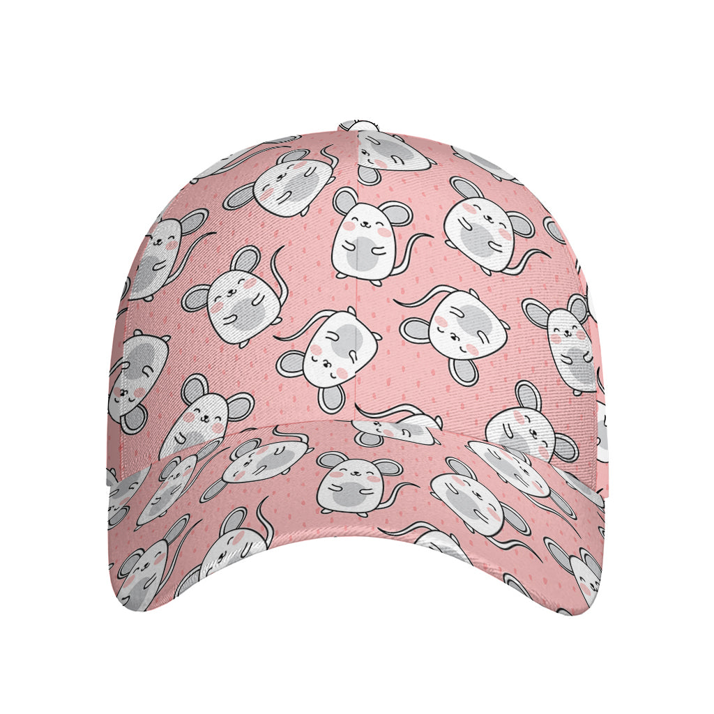 Cute Rat Pattern Print Baseball Cap
