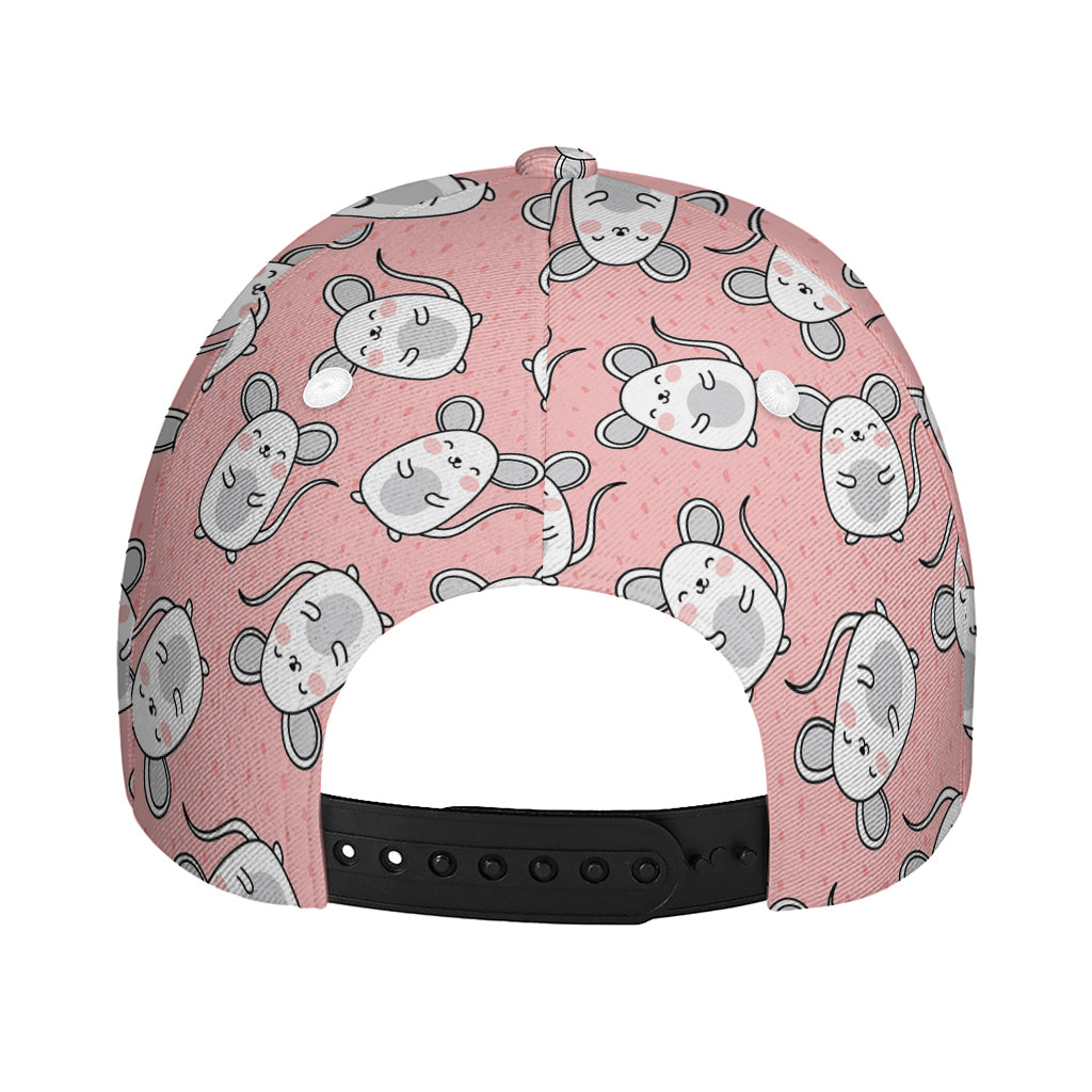 Cute Rat Pattern Print Baseball Cap