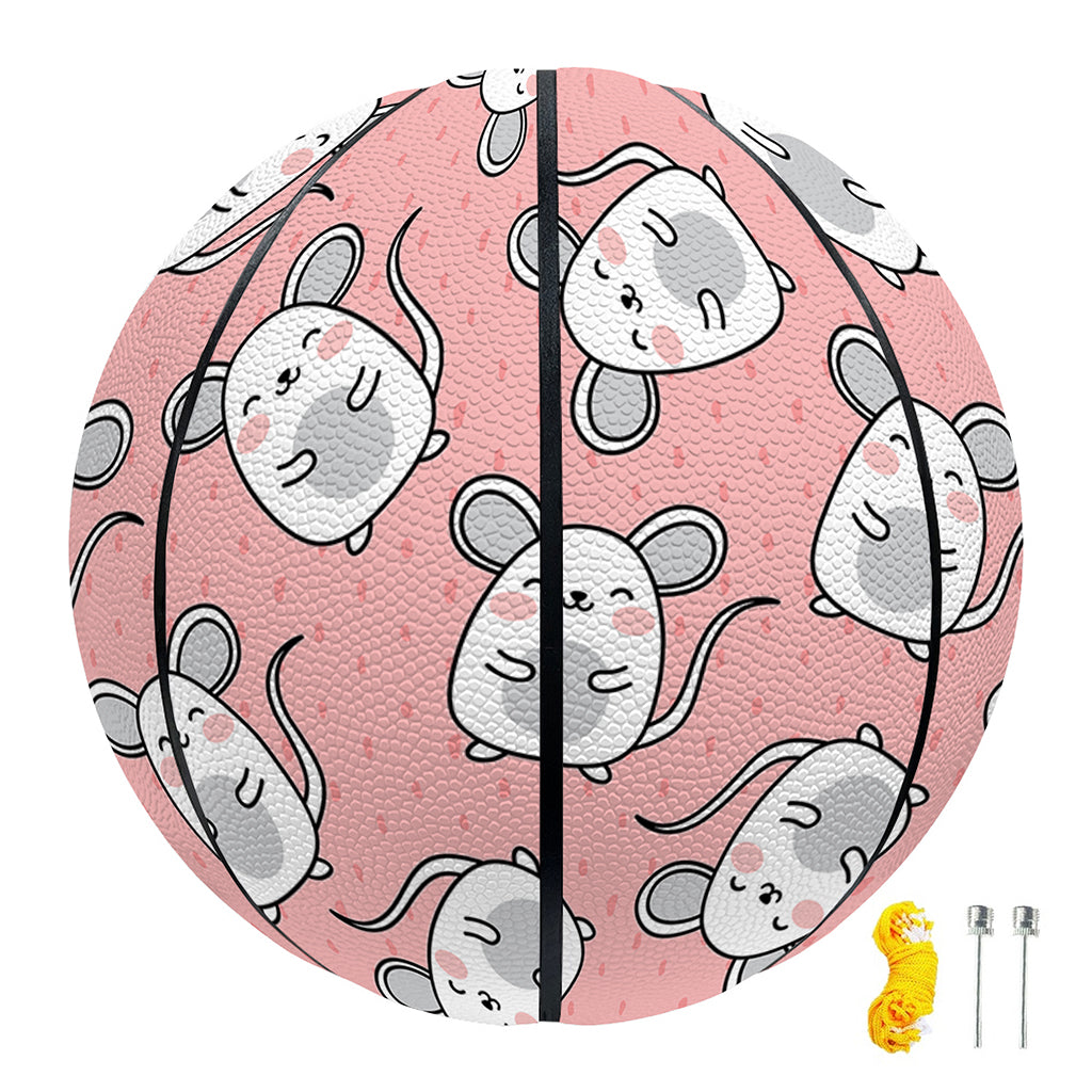 Cute Rat Pattern Print Basketball