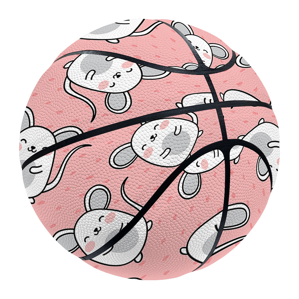 Cute Rat Pattern Print Basketball
