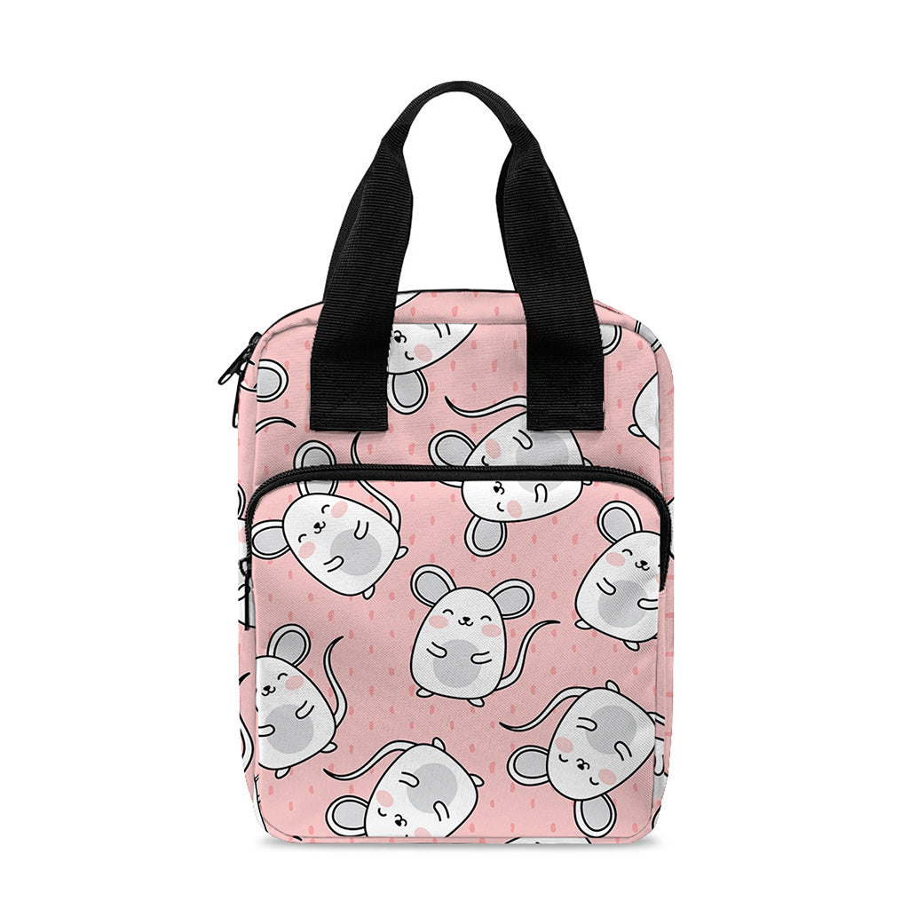 Cute Rat Pattern Print Bible Tote Bag