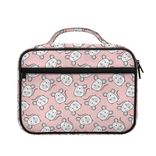 Cute Rat Pattern Print Briefcase Bible Bag