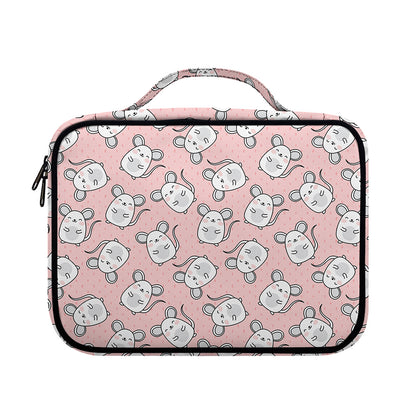 Cute Rat Pattern Print Briefcase Bible Bag