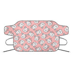 Cute Rat Pattern Print Car Windshield Snow Cover