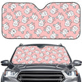 Cute Rat Pattern Print Car Windshield Sun Shade