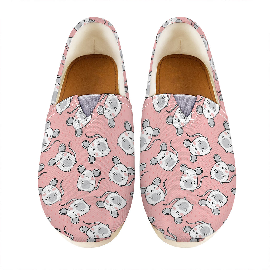 Cute Rat Pattern Print Casual Shoes